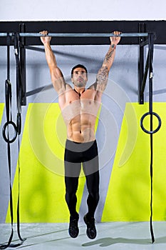 Crossfit toes to bar man pull-ups 2 bars workout