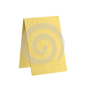 Crossgrained Yellow Paper Board