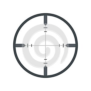 Crosshair flat icon