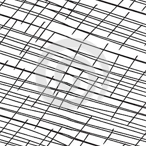 crosshatch chaotic scratches seamless pattern. Texture made in hand drawn pencil style.