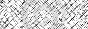 Crosshatch pattern. Seamless hand draw pattern. Simple crosshatch sketch.