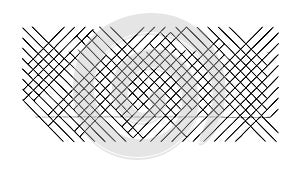 Crosshatch Pattern Vector for Textured Backgrounds, vector design Generative AI