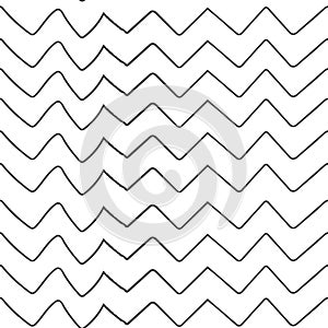 crosshatch zigzag seamless pattern. Texture made in hand drawn pencil style.