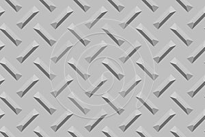 Crosshatched metal surface
