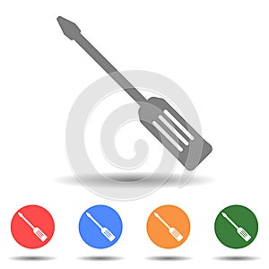 Crosshead screwdriver turnscrew icon vector