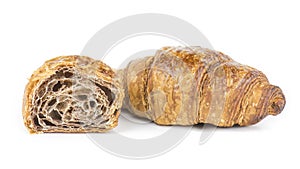 Chocolate crossiant isolated