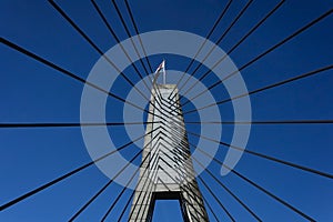 Crossing the Anzac Bridge, Sydney