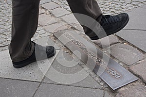 Crossing the Berlin Wall (Berliner Mauer)