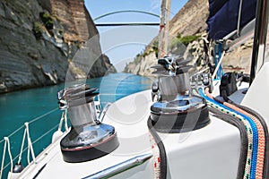 Crossing with a catamaran or sailing yacht trough the Channel of