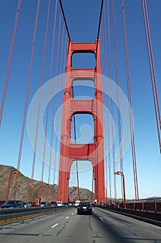 Crossing the Golden Gate Bridge