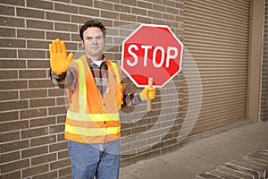 Crossing Guard at School