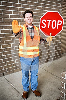 Crossing Guard at School