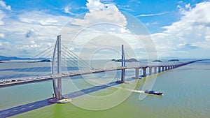 Crossing the Hong Kong-Zhuhai-Macao Bridge photo