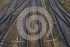 Crossing the railroad tracks