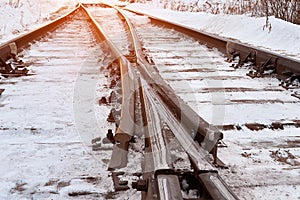 Crossing railroad tracks