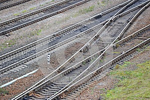 Crossing railway tracks