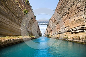 Crossing with a sail boat or yacht trough the Channel of Corinth