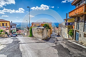 Crossroad in a small village