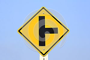 Crossroad traffic sign