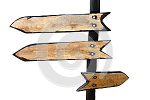 Crossroad Wooden Directional Arrow Signs