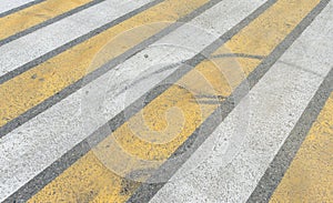 Crosswalk on the road Pedestrian pathway on a street crossing