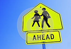 Crosswalk sign photo