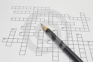 Crossword that develops memory based on intelligence and logic