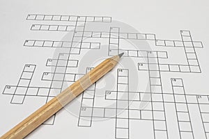 Crossword that develops memory based on intelligence and logic