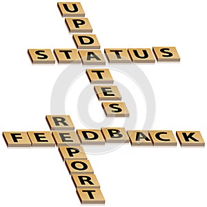 Crossword Feedback Report Status Updates