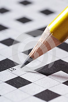 Crossword Puzzle photo