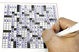 Crossword Puzzle photo