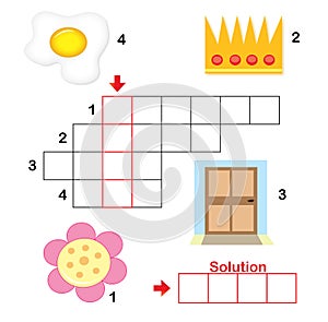Crossword puzzle for children, part 2