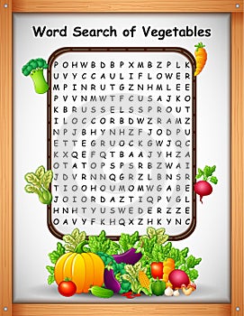 Crossword puzzles word find vegetables for kids games