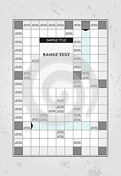 Crosswords vector