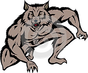 Crouched Werewolf