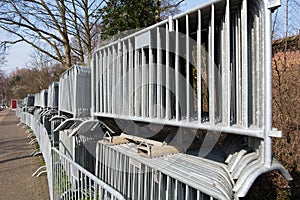 Croud control barriers photo