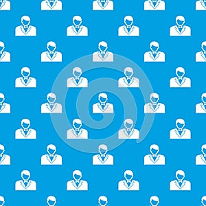 Croupier pattern vector seamless blue