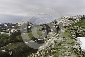 Crow Castle With Remains of winter