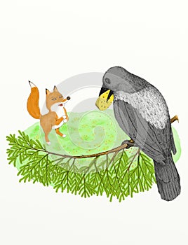 Crow and the Fox