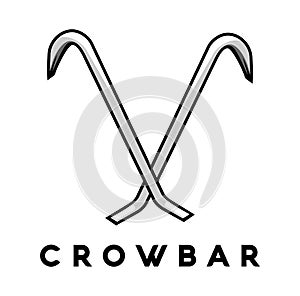 Crowbar design illustration