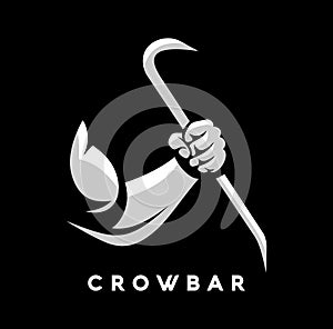 Crowbar design illustration