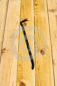 Crowbar on the Planks