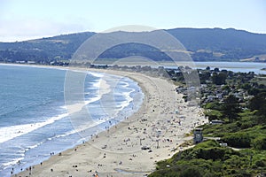 Crowd on a beach
