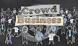 Crowd Business Illustration