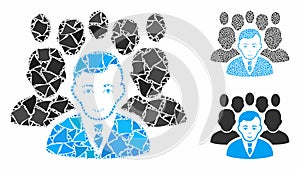 Crowd Composition Icon of Bumpy Items