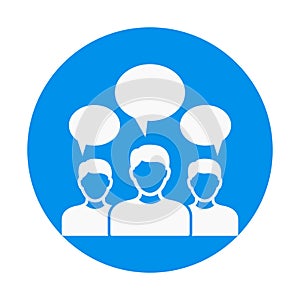 Crowd Isolated Vector icon that can be easily modified or edited