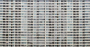 The crowded apartments in Bangkok