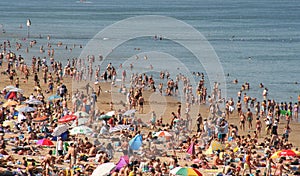 Crowded Beach