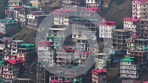 Crowded buildings in Shimla