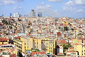 Crowded city of Istanbul